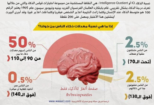 اختبار نسبة الذكاء - تعرف على نسبة ذكائك 5587 4