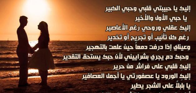 شعر في الحب - كلمات حب وغزل فى قصائد شعريه 4842 8