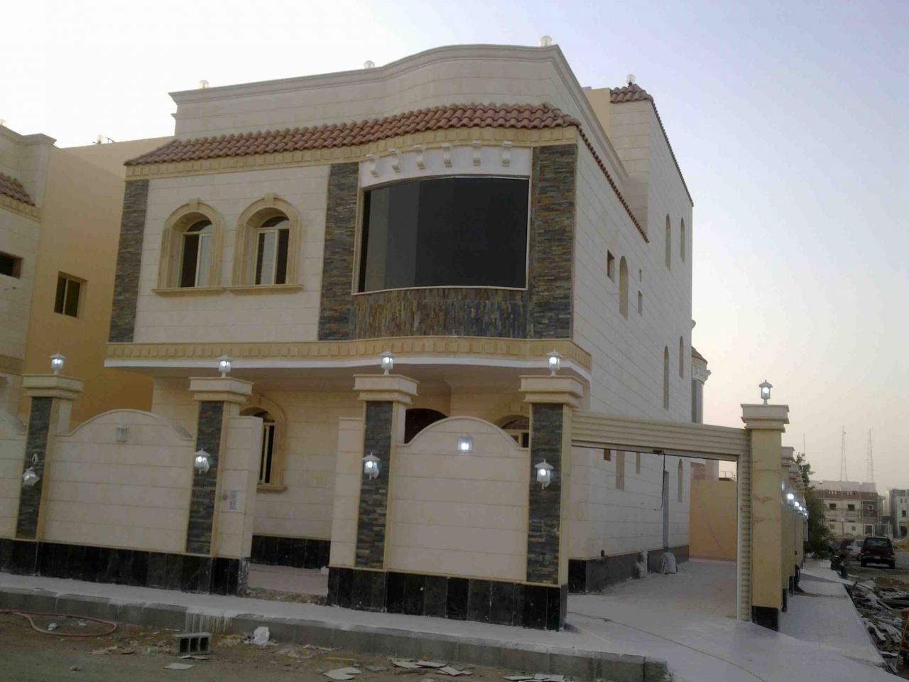 11532 واجهات منازل 8 متر - اشكال جذابه والوان رائعه لهذه المنازل شوق الرياض